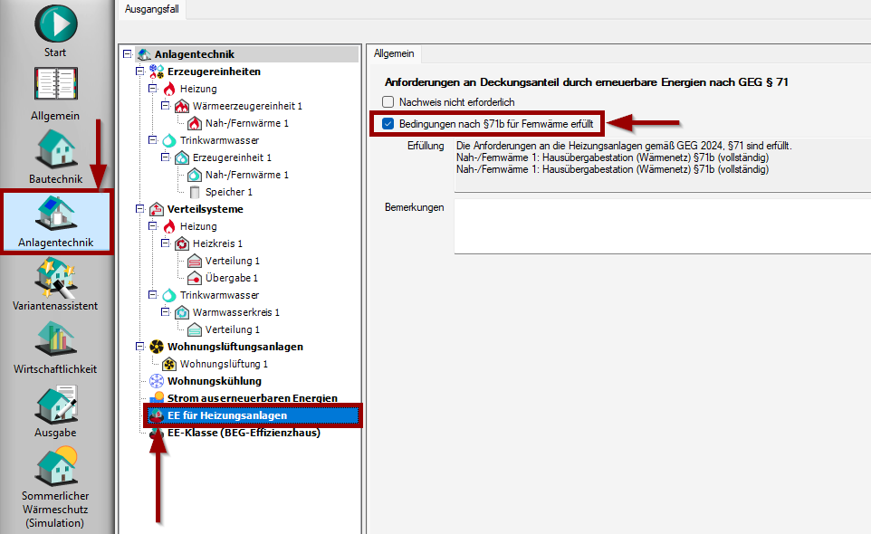 EE für Heizungsanlagen