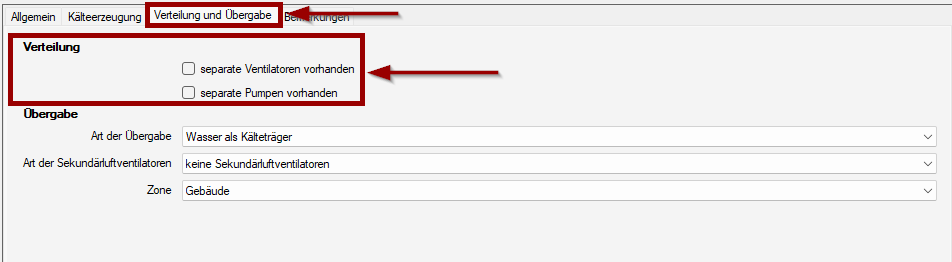 Verteilung und Übergabe