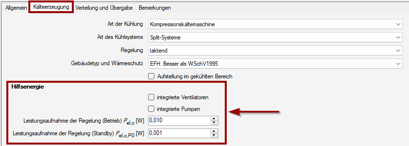 Kälteerzeugung Hilfsenergie