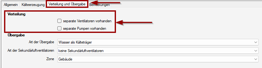 Verteilung und Übergabe